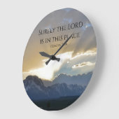 Grote Tetons Bijbel Schrift Klok (Hoek)