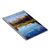 Grote Tetons die in de Snake-rivier reflecteren Notitieboek (Rechterzijde)