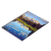 Grote Tetons die in de Snake-rivier reflecteren Notitieboek (Linkerzijde)