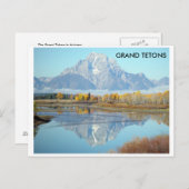 Grote Tetons in het najaar - Briefkaart (Voorkant / Achterkant)