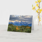 Grote Tetons Kaart (Gele Bloem)