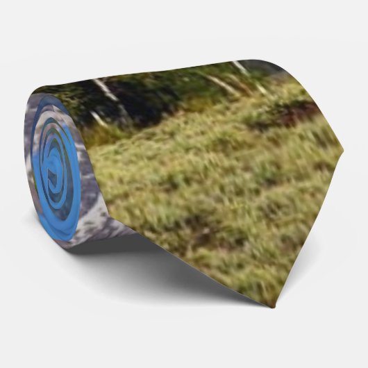 Grote Tetons pieken 's ochtends Stropdas (Opgerold)