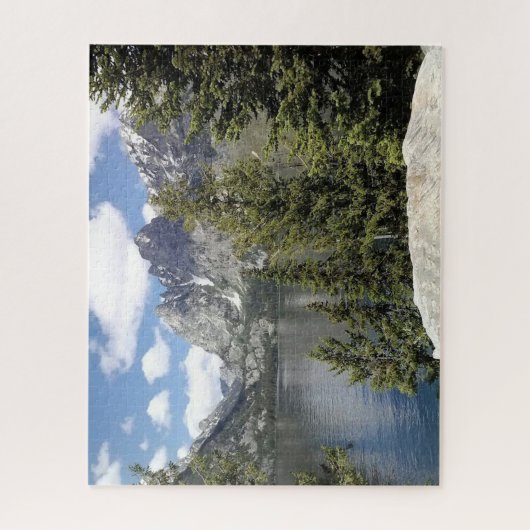 Grote Tetons Schilderachtig Uitzicht Design Puzzle Legpuzzel (Verticaal)