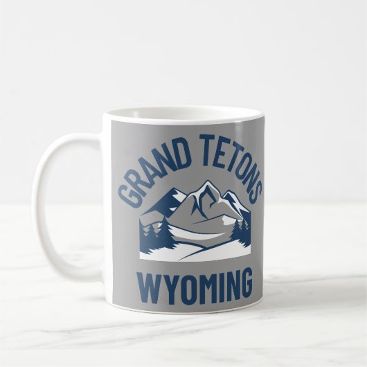 Grote Tetons Wyoming Koffiemok (Links)