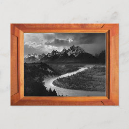 Grote Tetons zwart-wit Briefkaart