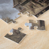 Grote thuiskasteel Clouds Blue Sky City Rural Legpuzzel (Zijkant)