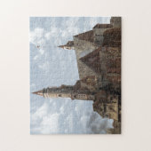 Grote thuiskasteel Clouds Blue Sky City Rural Legpuzzel (Verticaal)