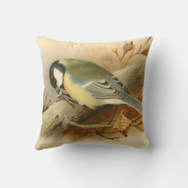Grote tiet van Lord Lilford, vogelillustratie Kussen