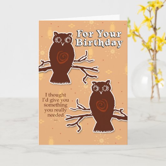 Grote tietten kaart (Gele Bloem)