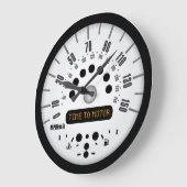 GROTE TIJD VOOR MOTORWALKLOOP KLOK (Hoek)