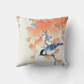 Grote tit in de paulownia-tak - Ohara Koson - Kuns Kussen (Achterkant)