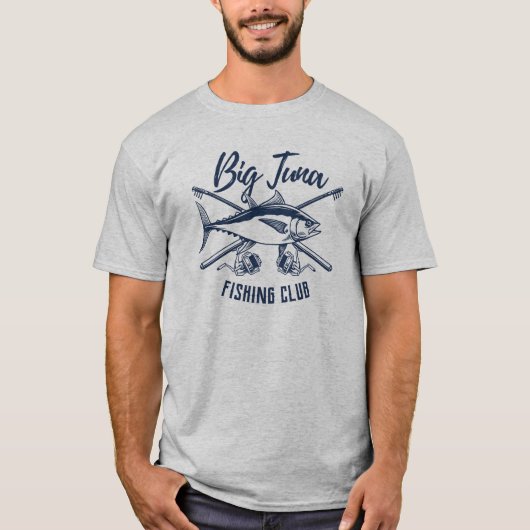 Grote tonijn vangen t-shirt (Voorkant)