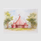 Grote Top Circus Tent 1 Decoupage papier (Voorkant)