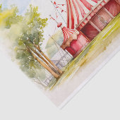 Grote Top Circus Tent 1 Decoupage papier (Detail)