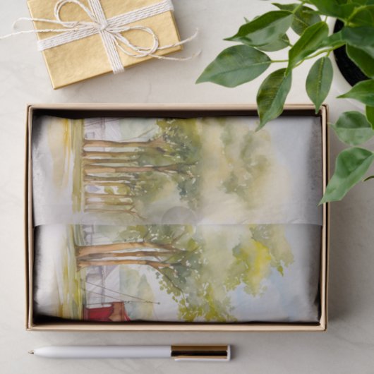 Grote Top Circus Tent 1 Decoupage papier (Geschenk)