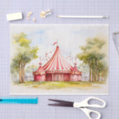 Grote Top Circus Tent 1 Decoupage papier (Craft)