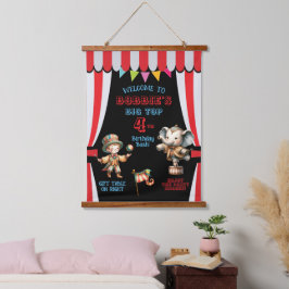 Grote Top Circus Thema Verjaardag Hangend Wandkleed