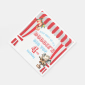 Grote Top Circus Verjaardag Servet (Hoek)