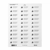 Grote Tractor Chugga-Lugga-Lug Etiket (Full Sheet)