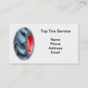 Grote tractorband visitekaartje