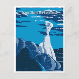  grote trap escalante nationaal monument briefkaart
