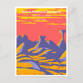  grote trap escalante nationaal monument briefkaart