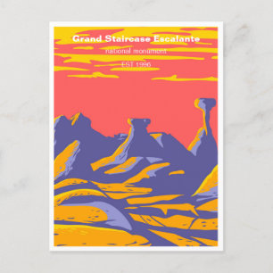 grote trap escalante nationaal monument briefkaart