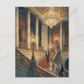 Grote trap in theater briefkaart (Voorkant)