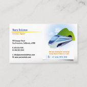 Grote trein | Reisagent Visitekaartje (Achterkant)