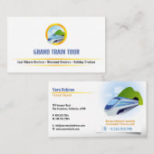 Grote trein | Reisagent Visitekaartje (Voorkant / Achterkant)