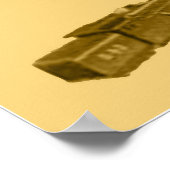 Grote treinen, kleine treinen houden van alle Post Poster (Hoek)