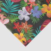 Grote Tropische bloemen Hibiscus Decoupage Tissuepapier (Detail)