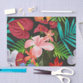 Grote Tropische bloemen Hibiscus Decoupage Tissuepapier (Craft)