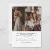 Grote Tropische Dank u Kaart met Botanische Foto (Achterkant)