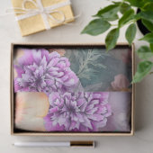 Grote Tropische Zee Schildpad & Waterverf Bloemen Tissuepapier (Geschenk)