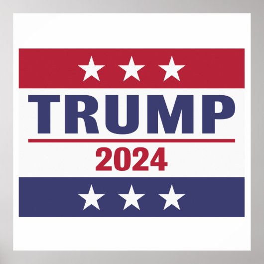 Grote Trump 2024 Poster (Voorkant)