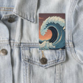 Grote tsunami-golf button (Insitu)