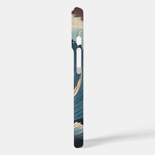 Grote tsunami-golf Case-Mate iPhone case (Achterkant / Links)