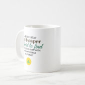 Grote Tuinarchitect Gepersonaliseerde Naam Cadeau Koffiemok (Voorkant links)