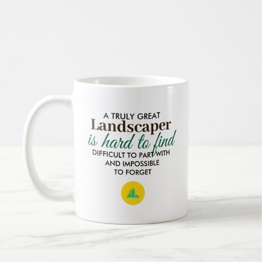 Grote Tuinarchitect Gepersonaliseerde Naam Cadeau Koffiemok (Links)