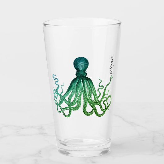 Grote Tumbler aanpassen - Octopus Greenleaf (Voorkant)