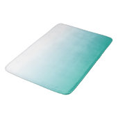 GROTE TURQUOISE OMBRE AQUA BATH MAT (Gekanteld)