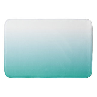 GROTE TURQUOISE OMBRE AQUA BATH MAT