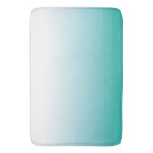GROTE TURQUOISE OMBRE AQUA BATH MAT (Voorkant Verticaal)