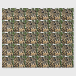 Grote Uil Bubo Bubo Boo- Halloween-serie Cadeaupapier