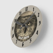 Grote Uil Ronde Klok (Hoek)