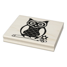 Grote Uil Rubber Stamp Rubberstempel