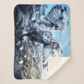 grote uil sherpa deken (Voorkant)