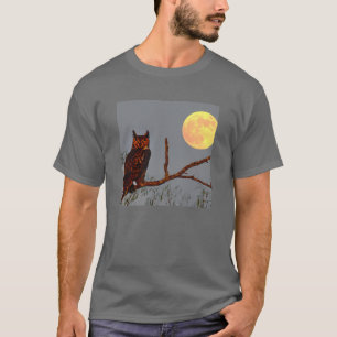 Grote Uil   Volle Maan T-shirt