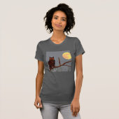 Grote Uil | Volle Maan T-shirt (Voorkant volledig)